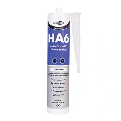 Image of BOND IT CLEAR HA6 RTV Silicone Sealant Marine Aquarium Safe Water Fish Tank Adhesive
