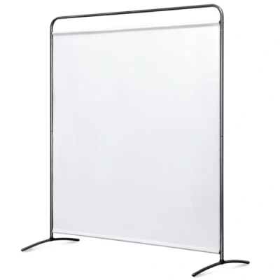 Image of Angel Living Paravent 1 Panel Room Divider Protective Screen Wall Partition for Offices, Balcony, Bedroom, Outdoor Garden 162.5 x 177 cm (Natural)
