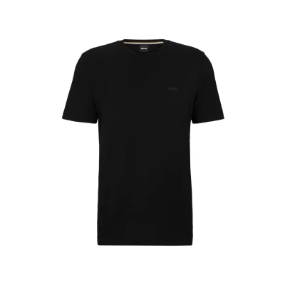 Image of BOSS Thompson Basic Tshirt, Men&#039;s, Size: 5XL, Black