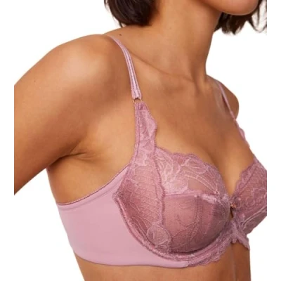 Image of Triumph Women&#039;s Wild Peony Florale W Bra, Rosebloom, 42B