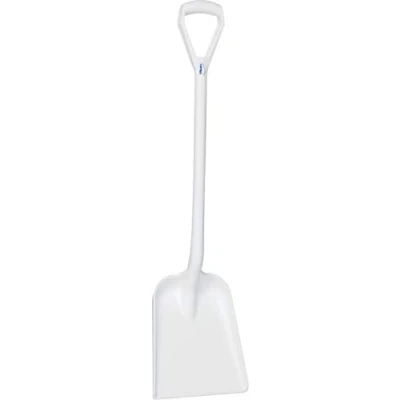 Image of Vikan 56255 Seamless Hygienic Shovel, Food Safe, Commercial Grade Kitchen and Gardening Accessories, White, 1040mm Length, 271mm Width, 120mm Height, 350 x 380 90 mm
