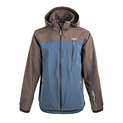 Image of WEATHER REPORT Men&#039;s Delton rain Jacket, Bracken, L