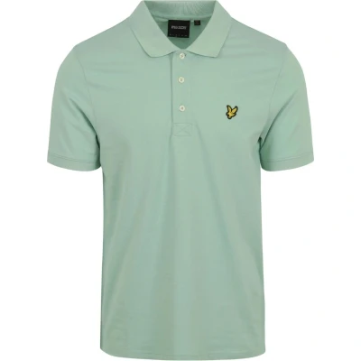 Image of Lyle &amp; Scott Plain Polo shirt, Men&#039;s, Size: Large, Light green