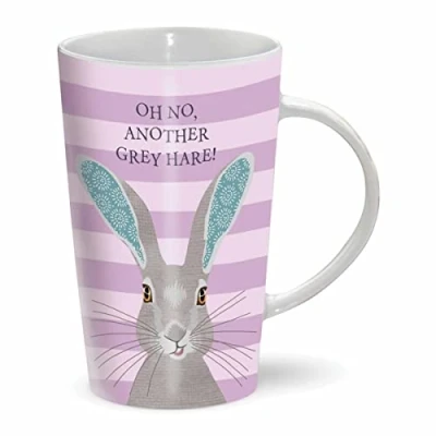 Image of Latte Mug Grey Hare!