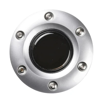 Image of Jscarlife Automotive Steering Wheel Horn Button, Universal Modified Car Center Button Push for Most Cars (Silver)