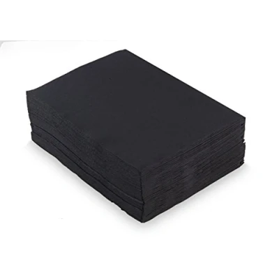 Image of Dinner Pendant Light 30 x 40 cm, 2 Ply, 1/4 Fold, 50 Napkins, Punta Punta, Black