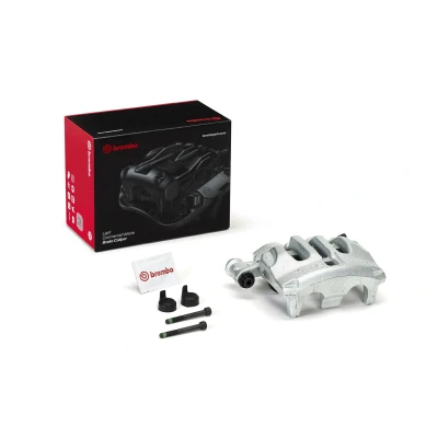 Image of 4474200183, 4474208500, A4474200183, A4474208500 Brake caliper BREMBO F BR 051 Grey Cast Iron MERCEDES BENZ: Vito Tourer, Van, V Class