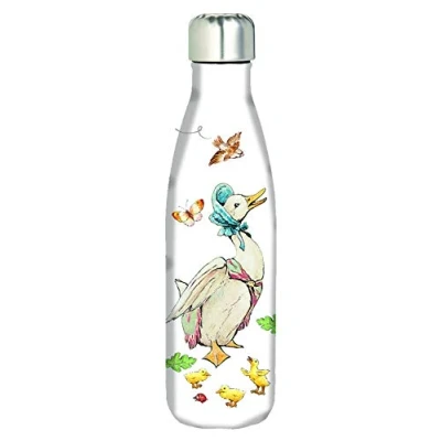 Image of Robert Frederick, Peter Rabbit Pin Up Jemima Puddleduck Stainless Steel Hydration Flask Bottle 500ml for Hot or Cold Drinks BPA Free