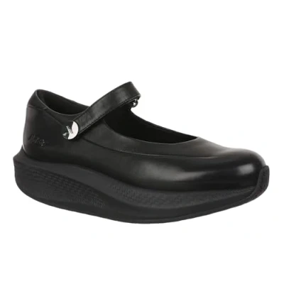 Image of MBT Womens Sirima 8 Leather Black Shoes 4.5 UK
