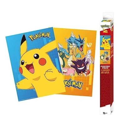 Image of GB eye Pokémon Colour Characters 52 x 38 Chibi Poster