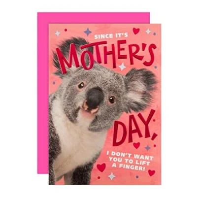 Image of Hallmark Mothers Day Card Funny Koala Design