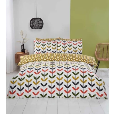 Image of Rapport home Jules Microfibre Duvet Set Single Multicolour Reversible Floral Design, Soft and Non Iron