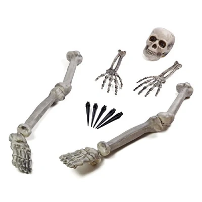 Image of Bristol Novelty HI289 Skeleton Ground Breaker, Grey, One Size