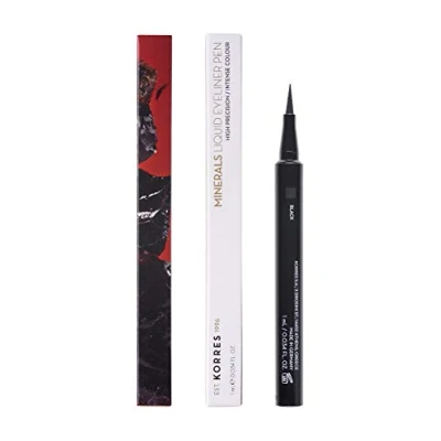Image of Korres Minerals Liquid Eyeliner 01 Black 1 ml