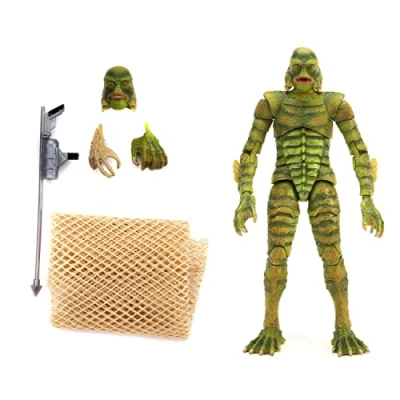 Image of Jada 253251017 Toys Universal Monsters Black Lagoon Creature 6 Deluxe Collector Figure, Green, Standard Size