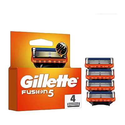 Image of Gillette Fusion Razor Blades 4 Pack
