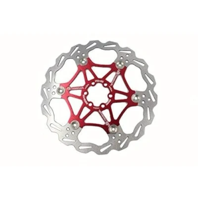 Image of Snail Bike Bicycle Disc Brake Rotor Floating MTB Rotors 203mm (Red)