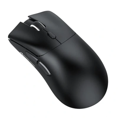 Image of ATTACK SHARK R1 59g SUPERLIGHT Mouse, PixArt PAW3311 Gaming Sensor, BT/2.4G Wireless/Wired 6 Adjustable DPI up to 18000, 65 Hrs Battery, G502, Office Mice for Win11/Xbox/PS/Mac (Black)