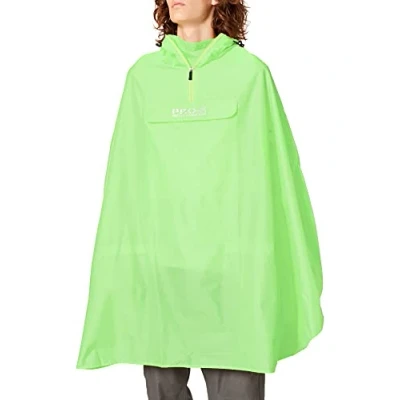 Image of PRO X elements Unisex Paso Poncho, unisex_adult, 3043, neon green, XS/S