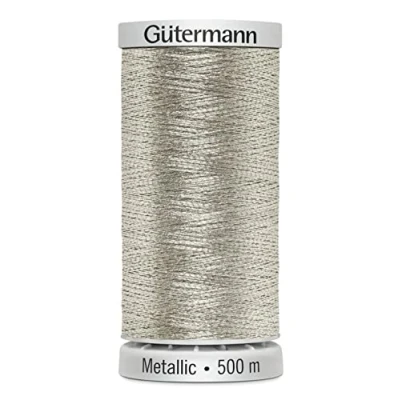Image of Gutermann Sulky Metallic Machine Embroidery Thread 500m 7001 Each