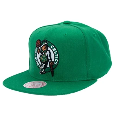 Image of Mitchell &amp; Ness Snapback Cap TEAM GROUND Boston Celtics One Size