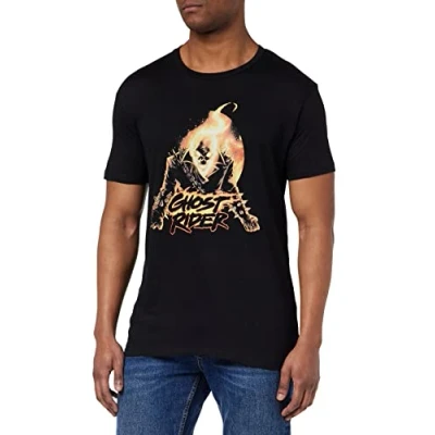 Image of Marvel Men&#039;s Memarcots254 T Shirt, Black, 3XL