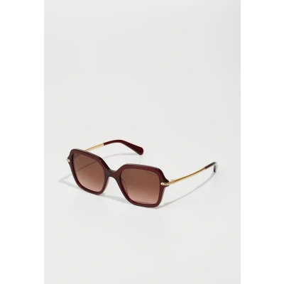 Image of Swarovski Woman SK6040 10735M Sunglasses Acetate Red Pink Geometric Normal Shaded