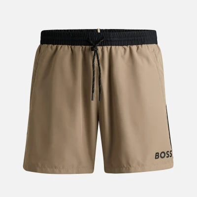 Image of BOSS Starfish Swimming shorts, Men&#039;s, Size: Large, Light beige