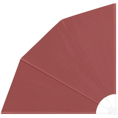 Image of vidaXL Balcony Privacy Screen Folding Manual Terracotta 160 x cm Fabric