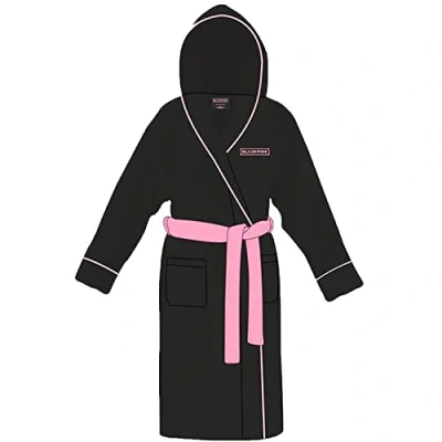 Image of BlackPink Unisex Bathrobe: Logo Medium Large/Black/Unisex