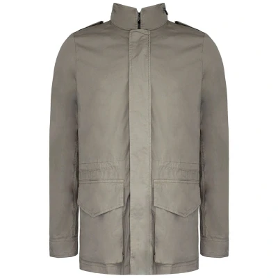 Image of Hackett London Field Mens Sand Jacket Polyester/Polyamide Size 3XL