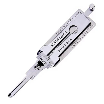 Image of RLOKK LiShi NSN14 2 in 1 Lock Pick and Decoder, Car Key Reader, Auto Pick, Professional Locksmith Tools (NSN14 IGN)