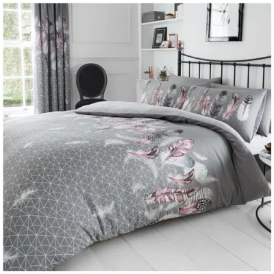Image of GC GAVENO CAVAILIA Single Duvet Cover (135cm X 200cm) Grey Bedding &amp; Linen Polycotton