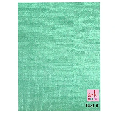 Image of One Pack of 20 Sheets A4 Pearlescent Linen Effect Card. 240gsm (Spring Green)