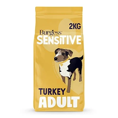 Image of Burgess Sensitive Dry Dog Food Turkey, 2 kg