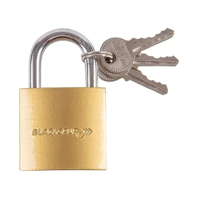 Image of Brass 3cm Iron Hardened Shackle Padlock By Blackspur