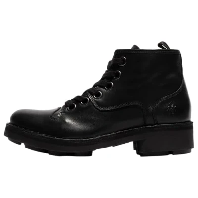 Image of Fly London Womens Boots MES 2 Casual Zip Calf Length Rug Leather UK 6