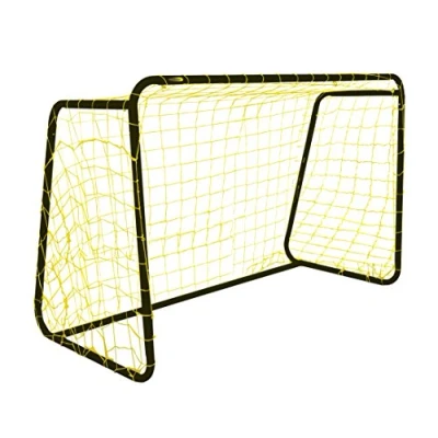 Image of Kickmaster Premier HD Heavy Duty Soccer Goal 7 FT Powder Coated Rust Resistant Steel Frame, High Density 5 ply Netting Ideal for Outdoor Play and Skill Development.