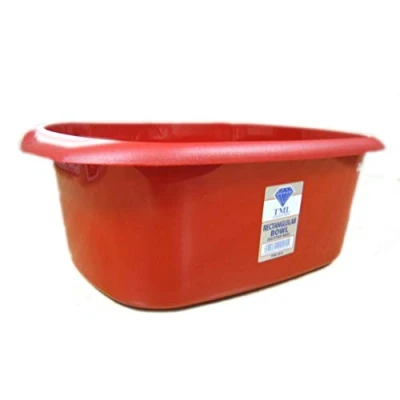 Image of TML Rectangular Bowl 11L Glitter Red