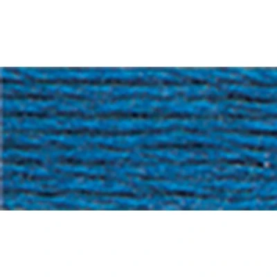 Image of DMC 117 312 Mouline Stranded Cotton Six Strand Embroidery Floss Thread, Dark Baby Blue, 8.7 Yard