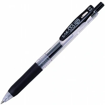 Image of ZEBRA Sarasa Clip Pen 0.5 mm, Black (JJ15 BK)