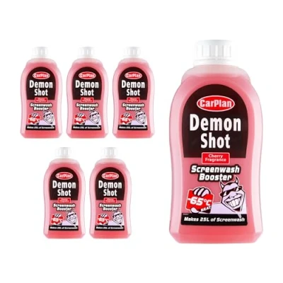 Image of CarPlan Demon Shot Screenwash Booster, 500ml (Pack of 6)
