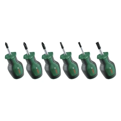 Image of Bosch Screwdriver Stubby Set 6 Piece