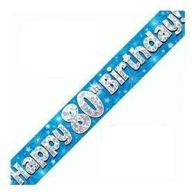 Image of Oaktree UK 624870 Party Banner, Blue