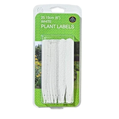 Image of Garland 15cm (6&quot;) White Plant Labels (25)