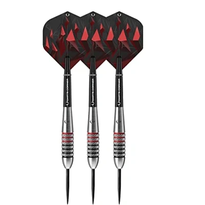 Image of Darts Corner Astrofire Personalised Knurled Steel Tip Dart Set 28g