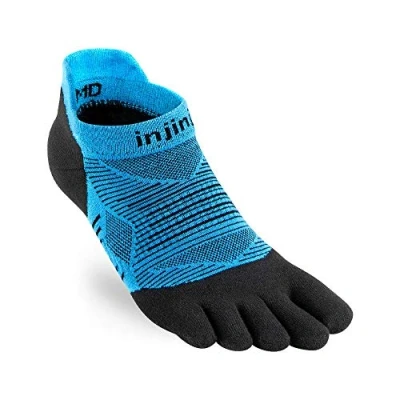 Image of Injinji Run Lightweight No Show Malibu toe socks Size : 37 40