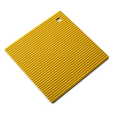 Image of Zeal Silicone Heat Resistant 18cm Trivet Mat Mustard