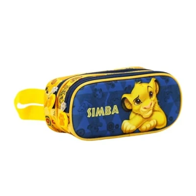 Image of Disney Lion King Simba Rest 3D Double Pencil Case, Dark Blue