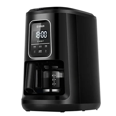 Image of ADLOF Drip Coffee Maker With Burr Grinder, Compact Machine Reusable Filter, Auto Keep Warm, Anti Drip, Electric Brewer Timer